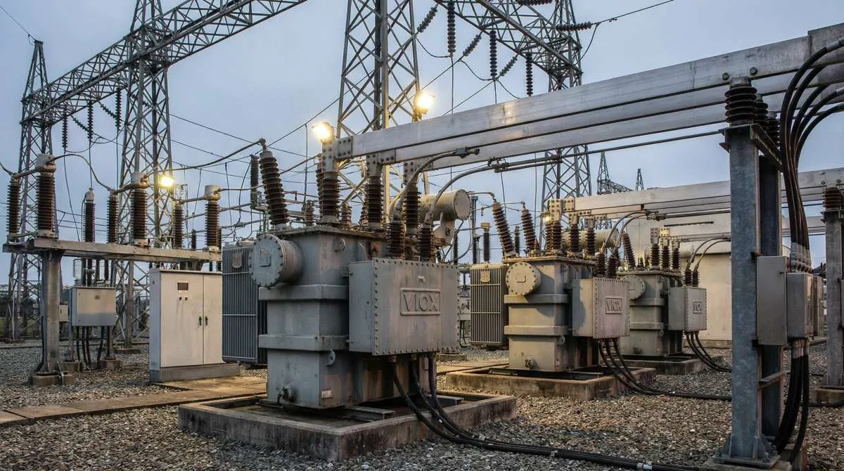 Industrial-current-and-potential-transformers-by-VIOX-installed-in-electrical-substation